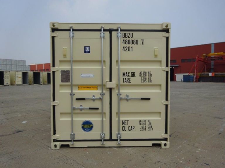 A1 Containers 40ft Std EOD Beige (1)